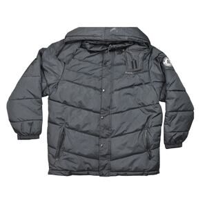 Reebok Men's 2XL Black Puffer Jacket Polyester Insulated Quilted